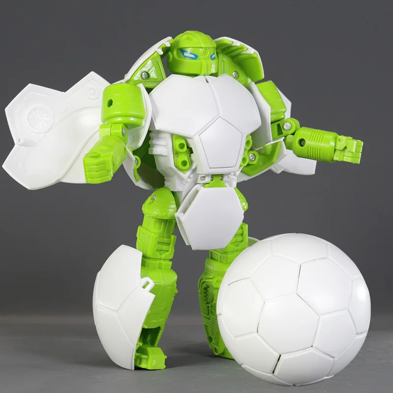 Transforming Robot Soccer Transformation Into Basketball Warrior Toys Children's Cartoon Puzzle Rugby Warrior Model Toy Boys Toy