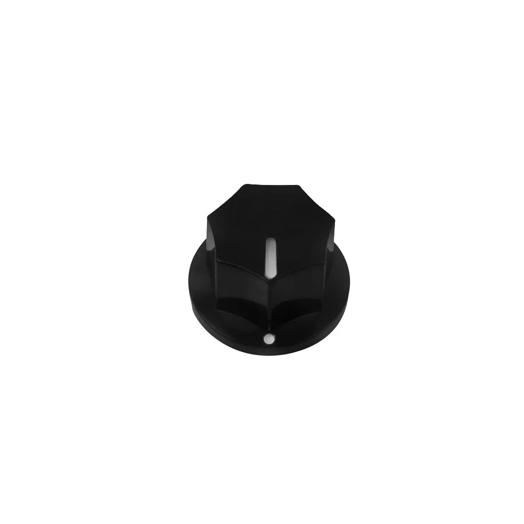 FLEOR Pack of 50pcs Vintage Plastic Black JB Bass Guitar Amp Knobs Small Volume Control Knobs Guitar Accessories