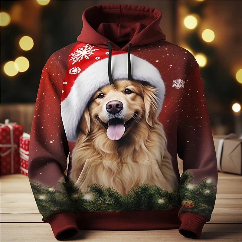 

Cute Animal Snowman 3D Printed Christmas Hoodie 2024 Autumn/Winter New Men's And Women's Hoodies Harajuku Style Casual Hot Sale