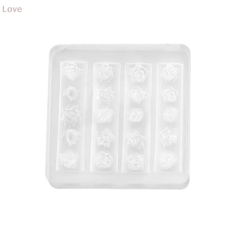  3D قالب من السيليكون زهرة مسمار الفن زينة الأظافر DIY تصميم فراشة مسمار العفن ختم لوحة قالب مانيكير #6