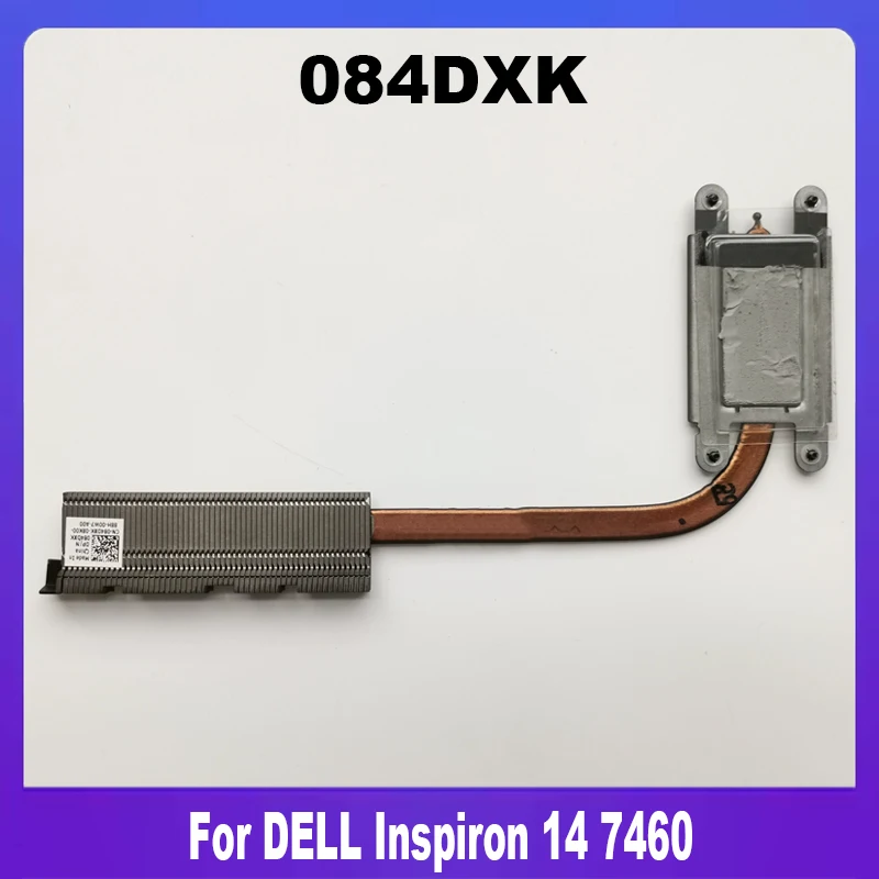 New Original 084DXK For DELL Inspiron 14 7460 Laptop Cooling Fan Heatsink Copper Tube CN-084DXK 84DXK High Quality