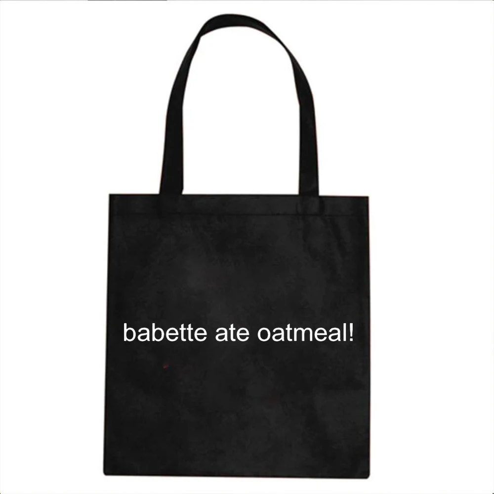 Babette Ate Oatmeal Tote Bag Women Travel Accessories Bags Gilmore Girls Tv Show Eco Friendly Canvas Bag Gilmore Girls Fans Gift