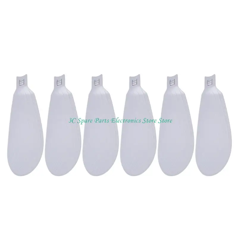 SZ 6Pcs Durability ABS Replacement Fan Blade 22.5X2.8Cm For 40W E27 Hanging Fan Light Accessories