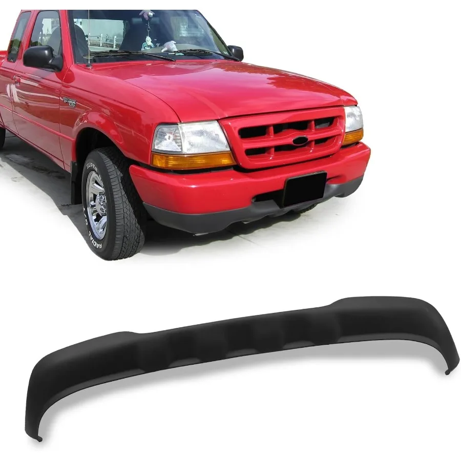 349-18135-10 4Wd Front Bumper Lower Valance Panel W/O Fog Compatible With 1998-2000 Ford Ranger FO1095173 for Off-Road Vehicles