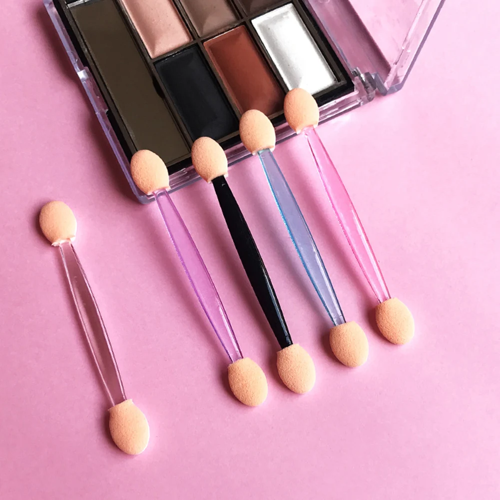 Herramienta portátil de cepillo de sombra de ojos de doble punta, aplicador de cosméticos para mujeres, herramientas de pinceles de maquillaje para regalo de mujer
