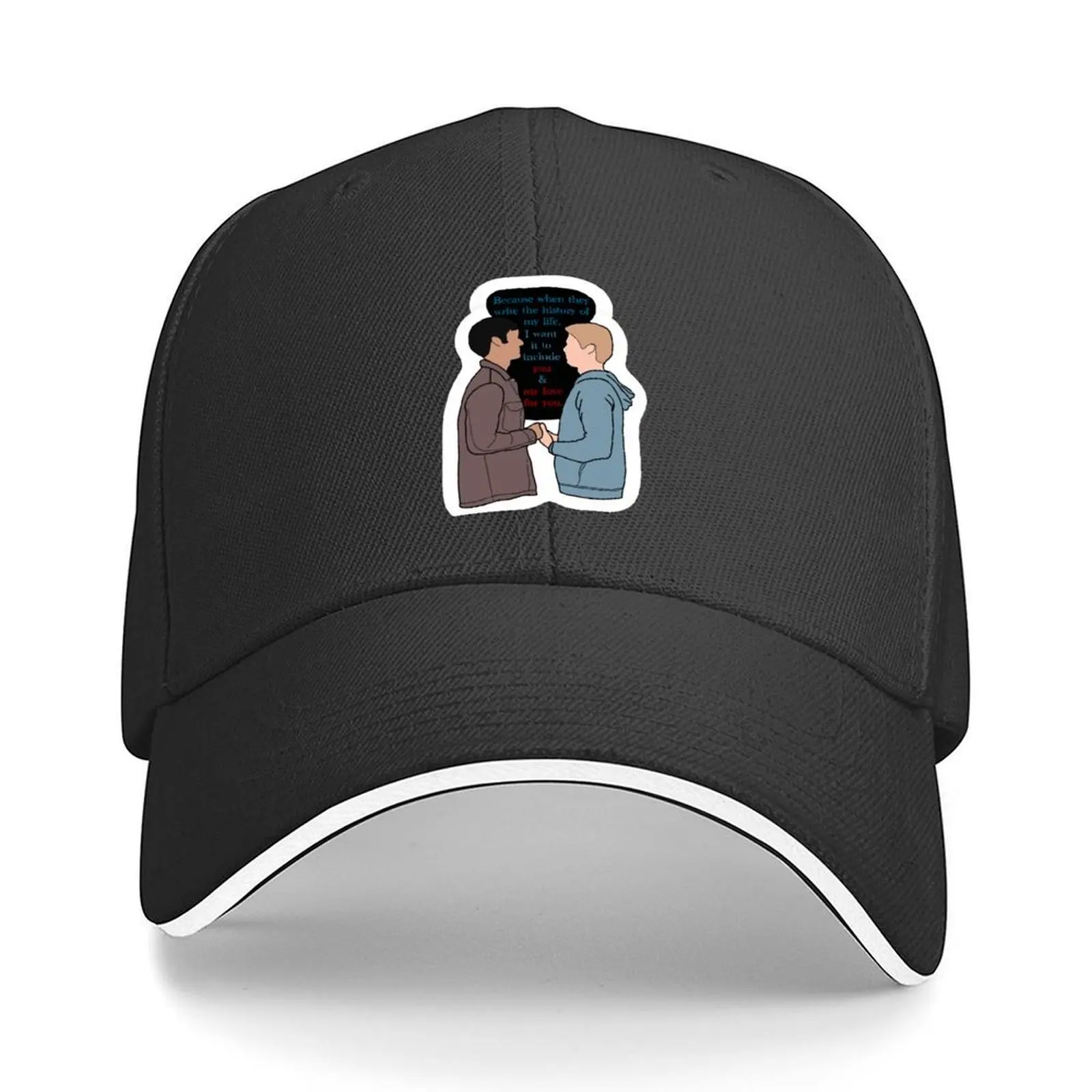

Alex & Henry - When they write the history of my life… Baseball Cap Hat Luxury Brand hiking hat Trucker Hat Female Men's