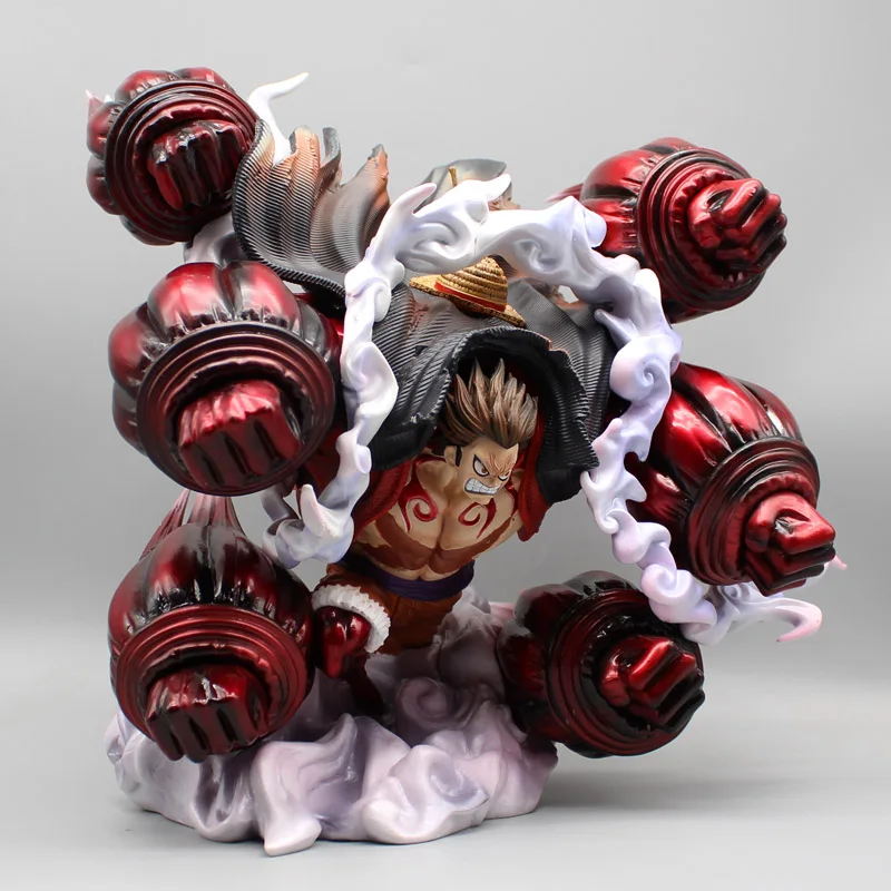 Anime One Piece Luffy Figure Monkey D. Luffy Gear 4 Sky Painting Action Figurine Gk Statue Pvc Model Doll Ornament Toy Kid Gift