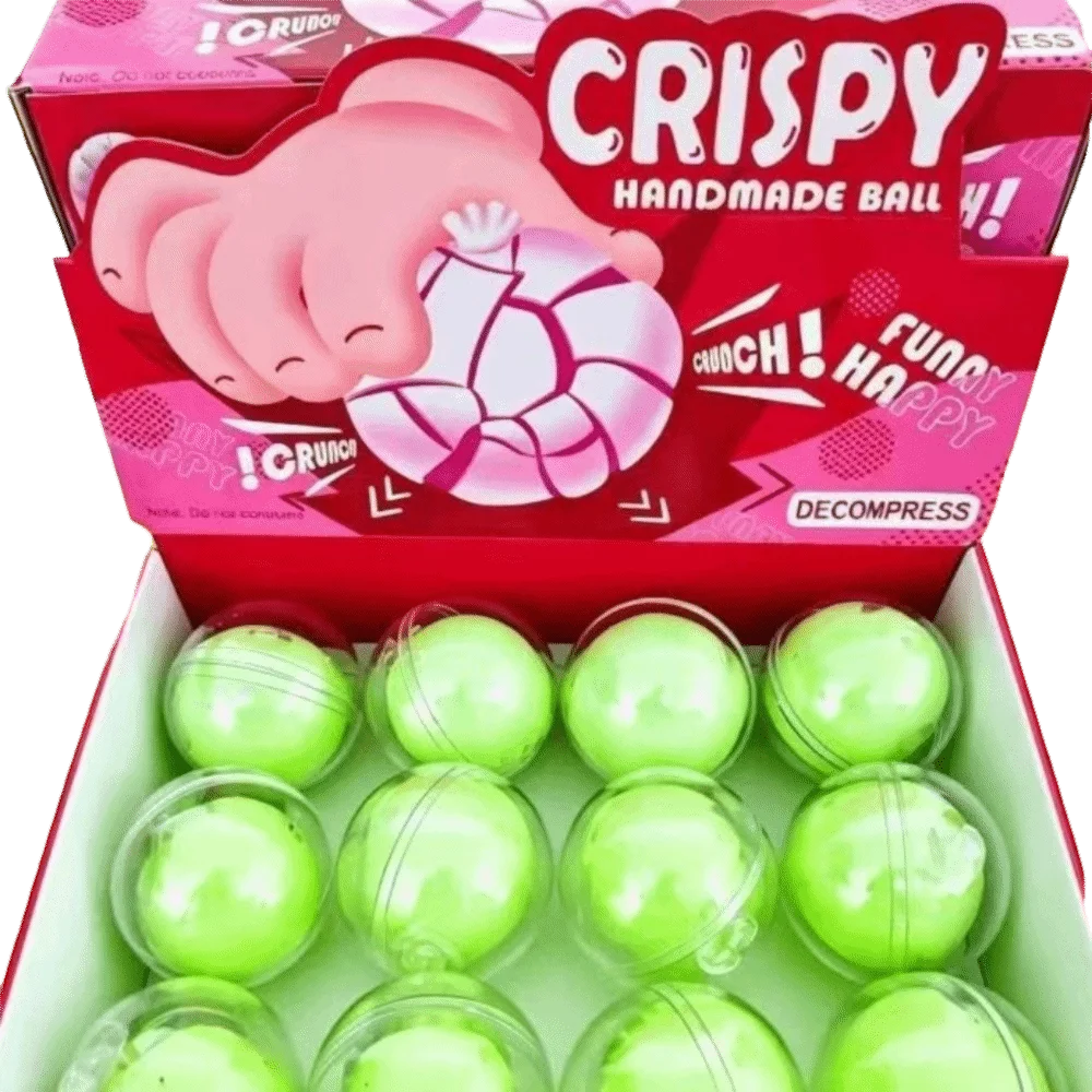 Simulation Chocolate Chocolate Squish Ball Soft Texture Slow Rebound Crispy Ball Handmade Crispy Sound Cracking Ball