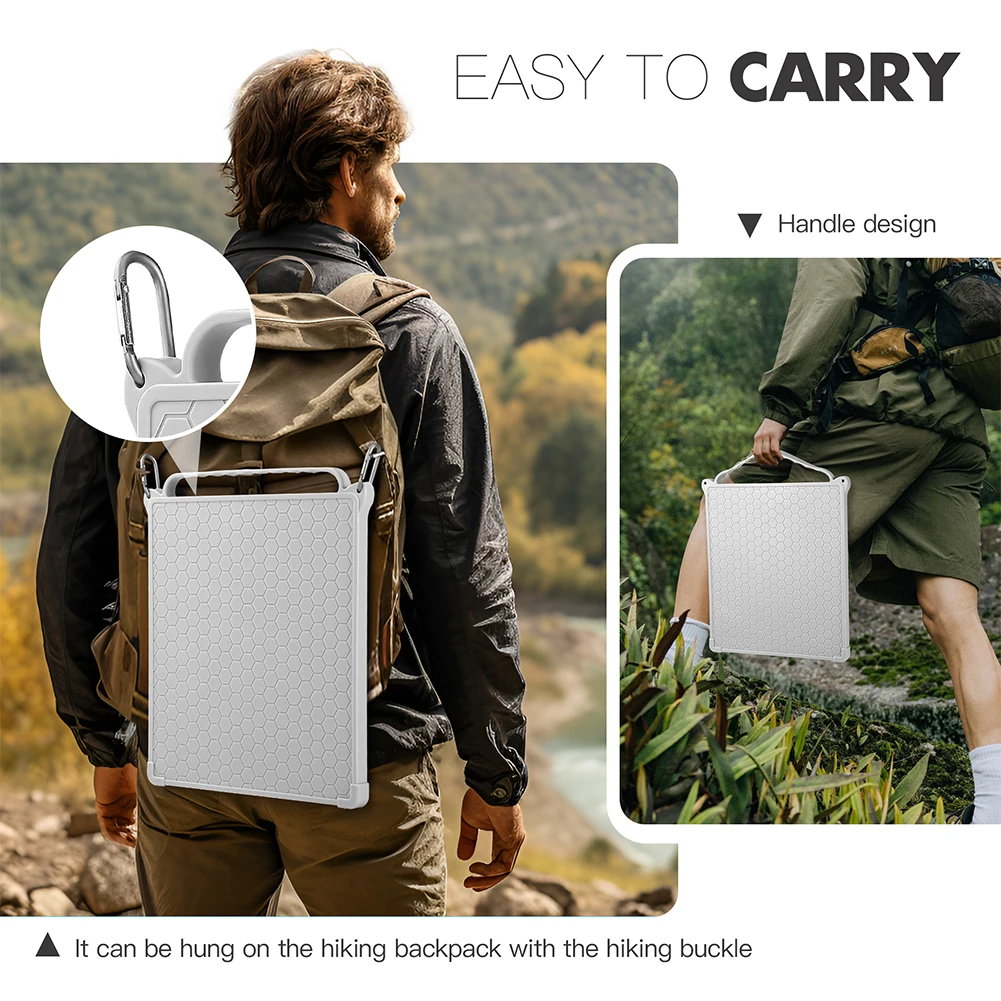 For Starlink Mini Full Coverage Protective Case Washable Protector Sleeve with Carabiner for Starlink Mini Satellite Dish Sleeve