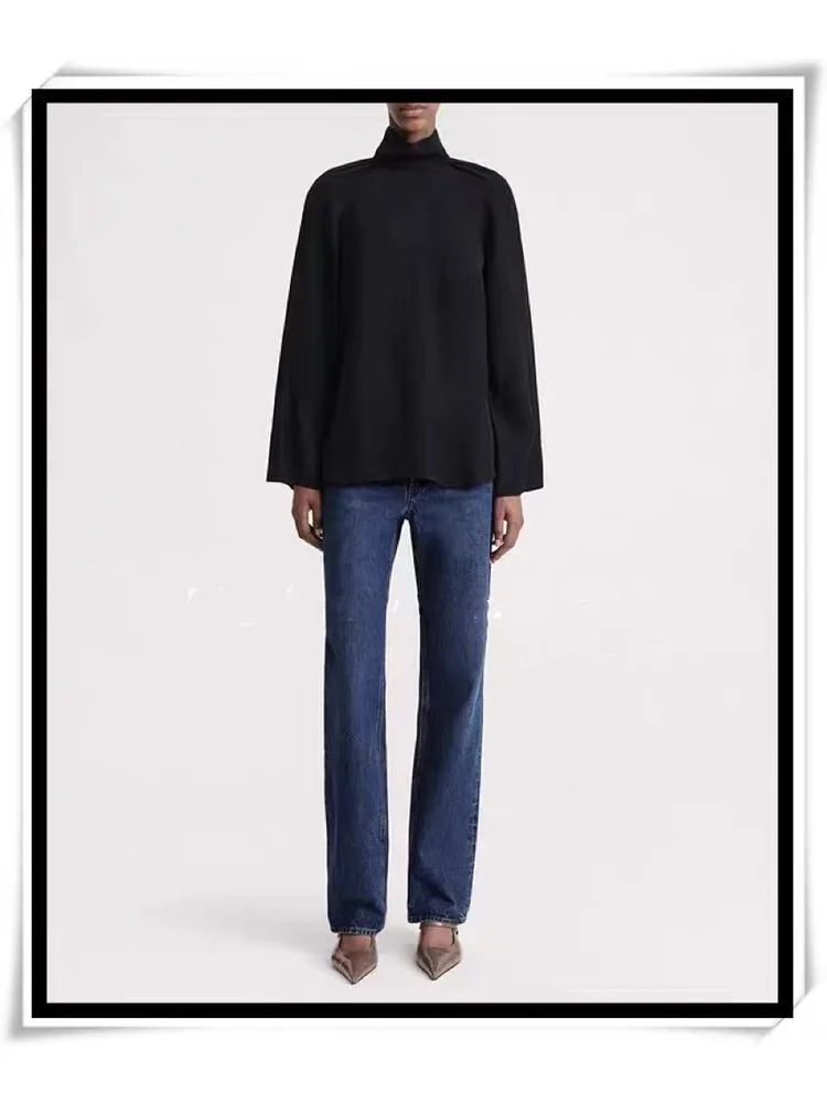 

New Chinese Style Simple Stand Collar Lantern Sleeve Thirteen Rows Casual Shirt Super Slimming Spring New Loose Fit Women's S...