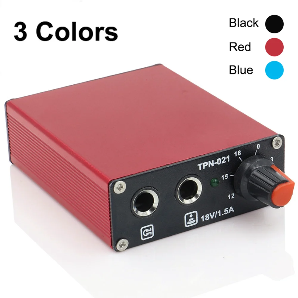 

3 Colors Tattoo Power Supply EU/US Plug Professional Equipment Artist Mini Power Source for Tattoo Pen Machine Supplies