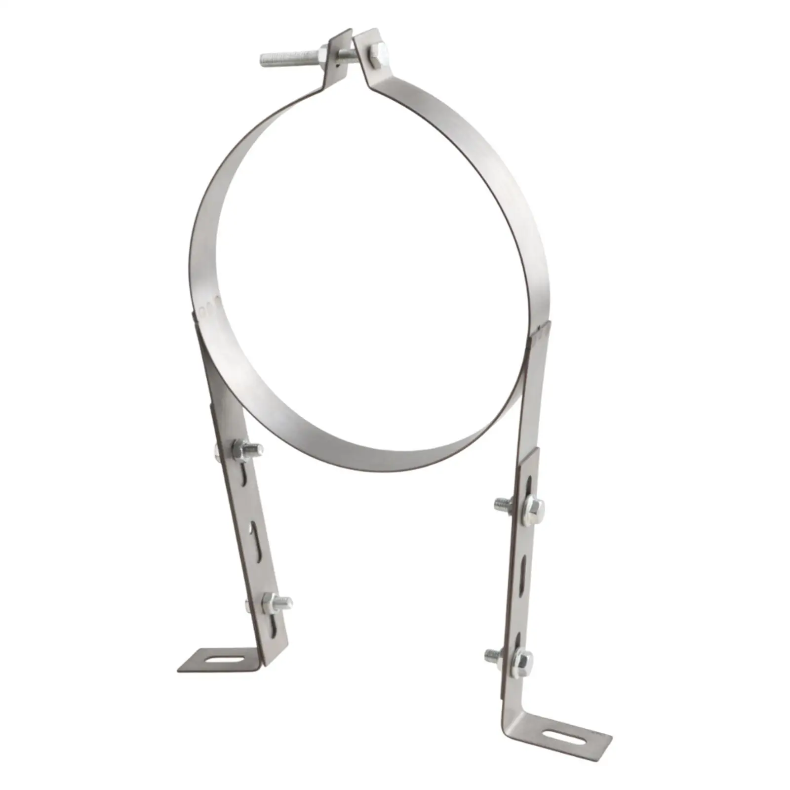 Chimney Pipe Wall Strap,Pipe Bracket Clamp Fixing Split Ring Hanger,B Vent Pipe Bracket Holder for Drainage Pipe,Winter,Stove