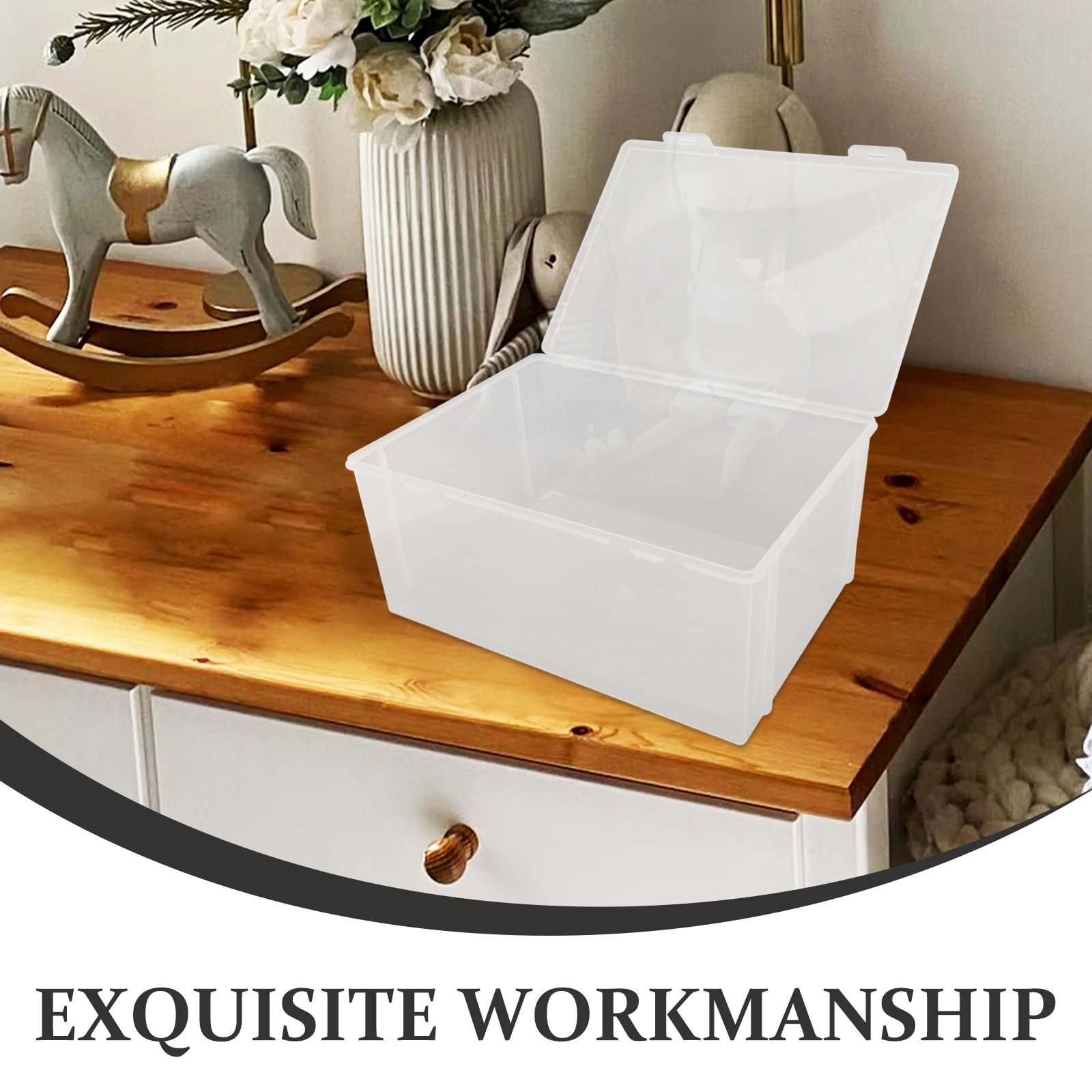 

Clear Acrylic Display Box Transparent Storage Case For Collectibles Figures Showcase Holder Exhibition Handicrafts