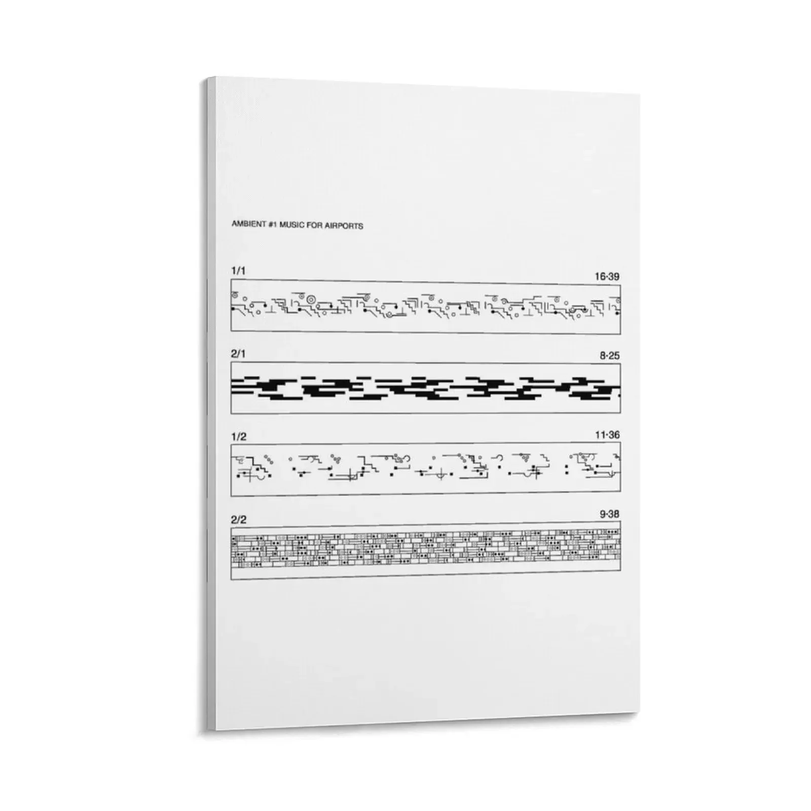 

Music For Airports Canvas Painting room decoration accessories Picture on the wall wall decoration posters