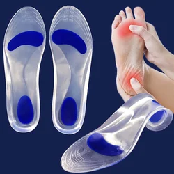 Silicon Orthopedic Insoles for Shoes Plantar Fasciitis Pain Relief Flat Feet Arch Support Gel Insoles Height Increase Templates