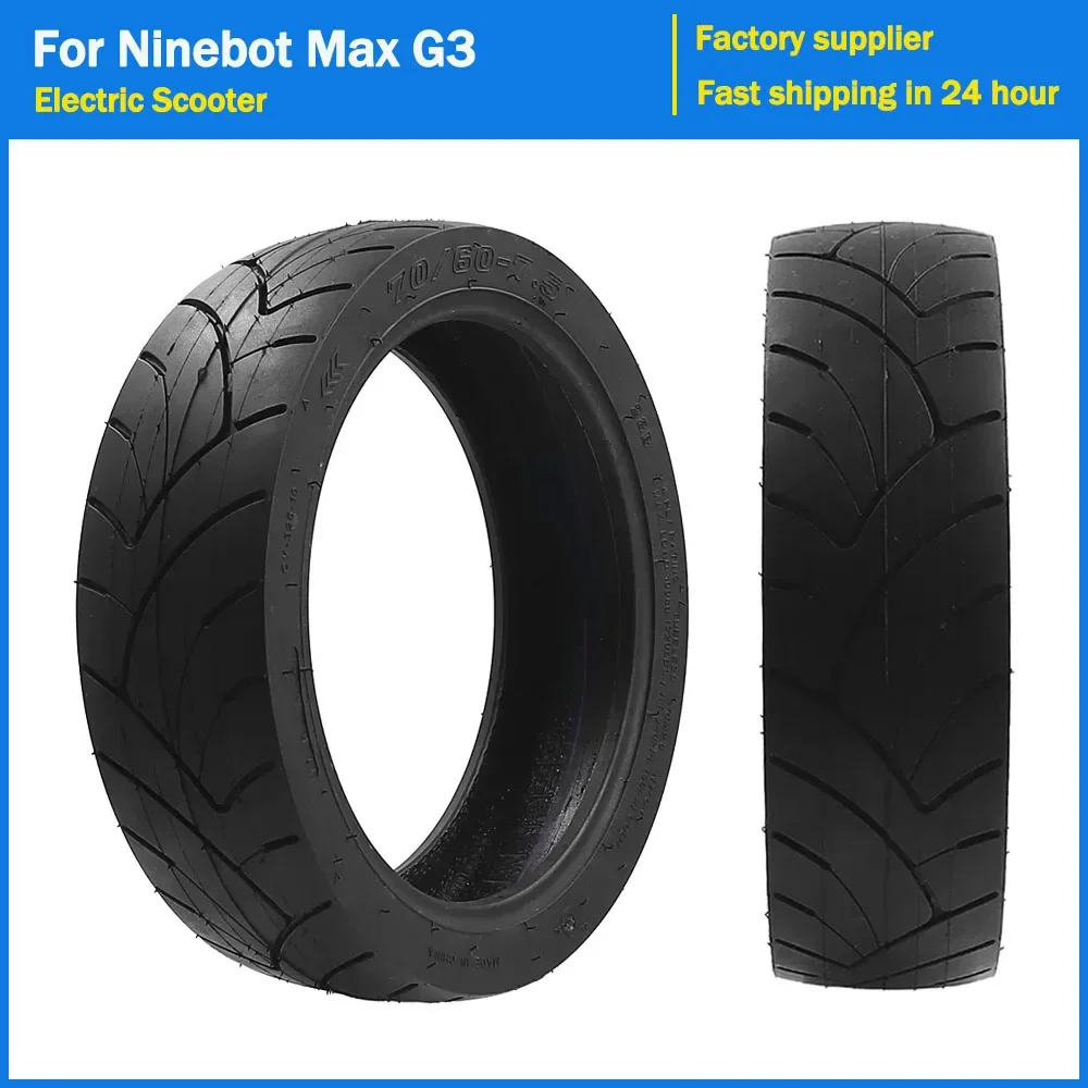 

70/60-7.5 Tubeless Vacuum Tire for Segway Ninebot Max G3 Electric Scooter 11 Inch All-terrain Wear-resistant Tire Accessories