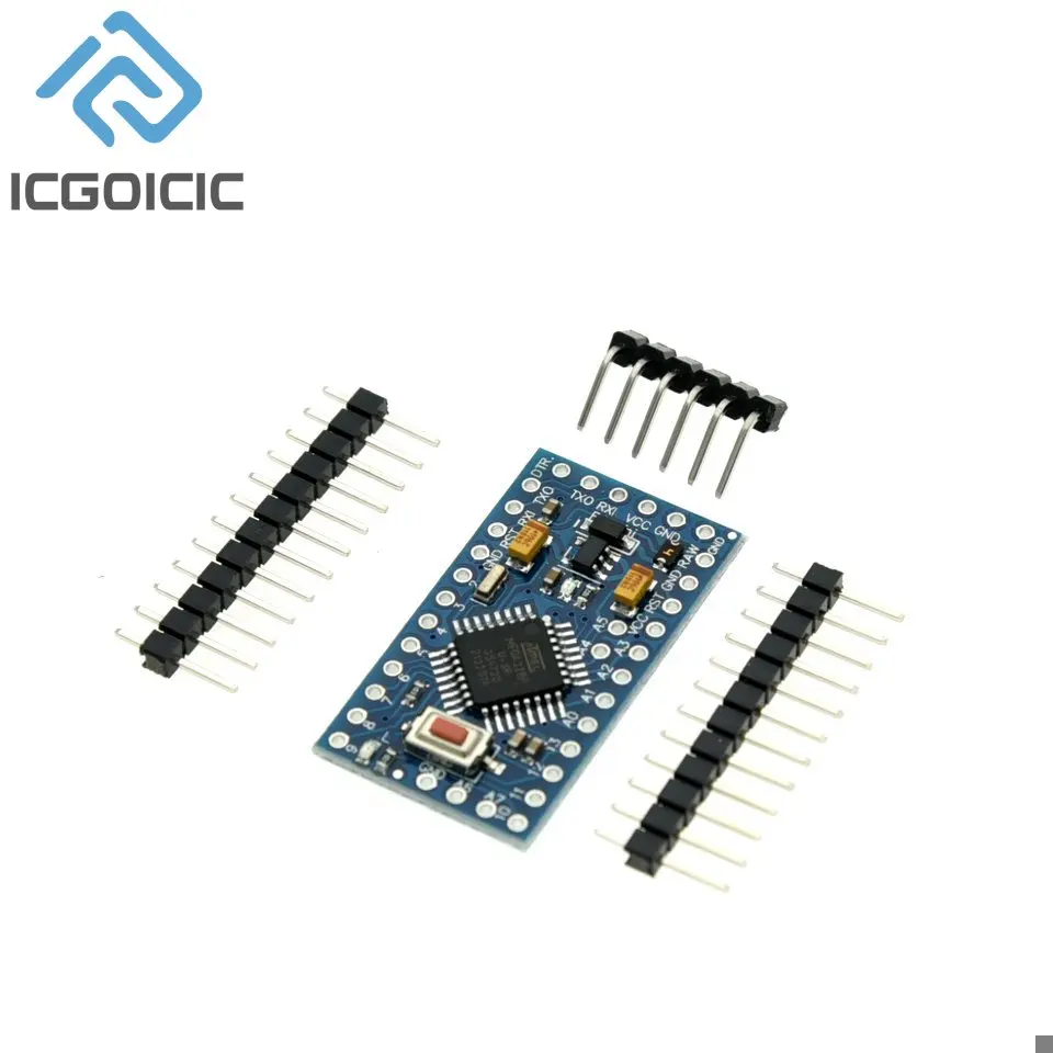 Pro Mini 328 Mini 3.3V/8M 5V/16M ATMEGA328 ATMEGA328P-AU 3.3V/8MHz 5V/16MHZ for Arduino