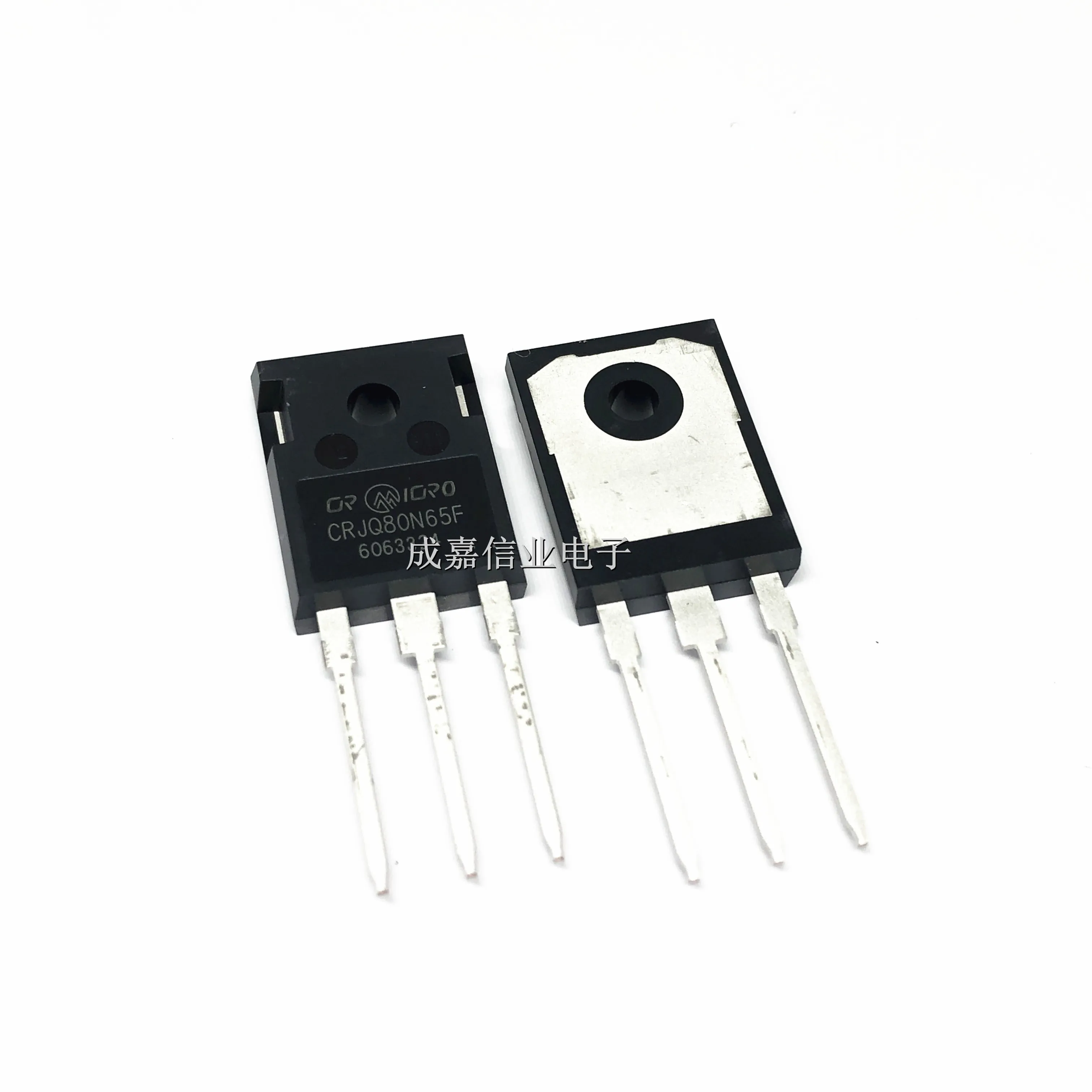 10pcs/Lot CRJQ80N65F TO-247-3 SJMOS N-MOSFET 650V, 77mΩ, 40A Operating Temperature;-55C-+150C