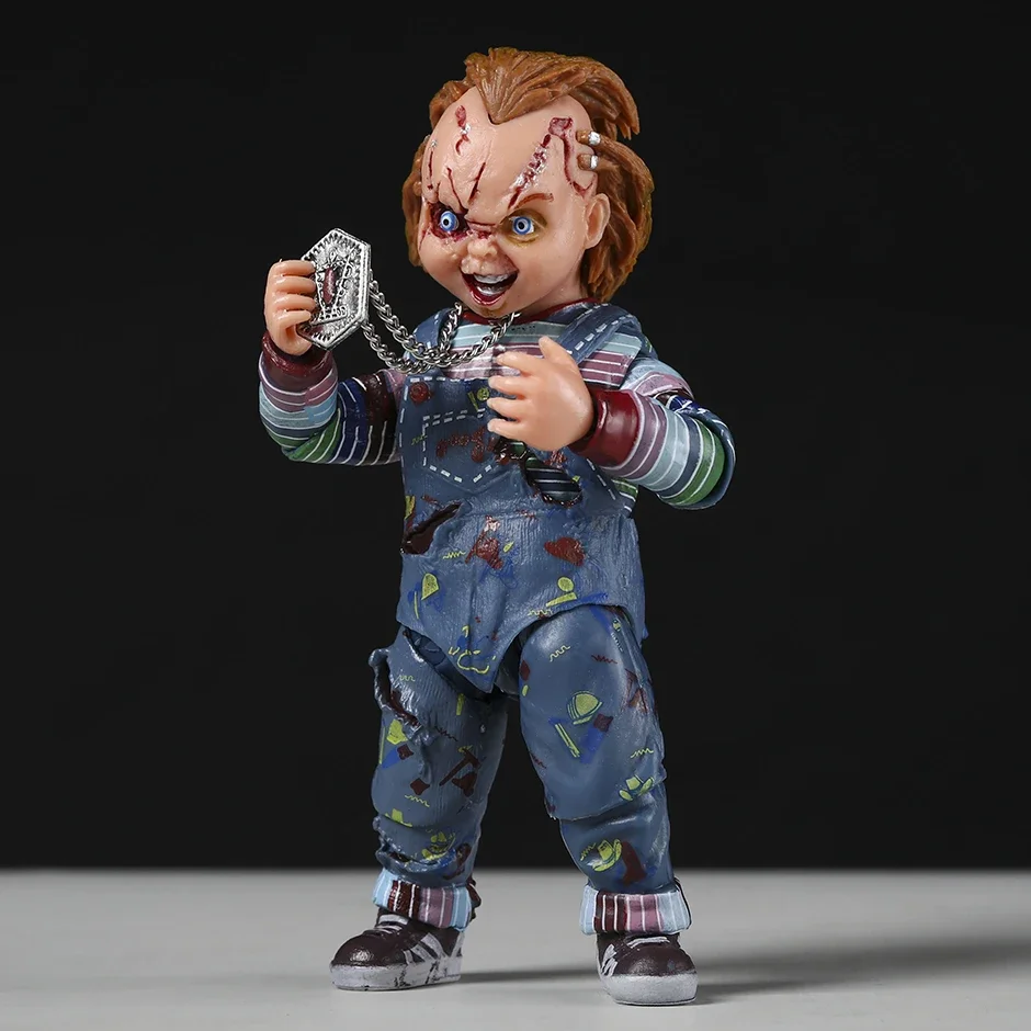 NECA เจ้าสาวของ Chucky Ultimate Chucky PVC Action Figure ตุ๊กตาของเล่นสะสม Figures
