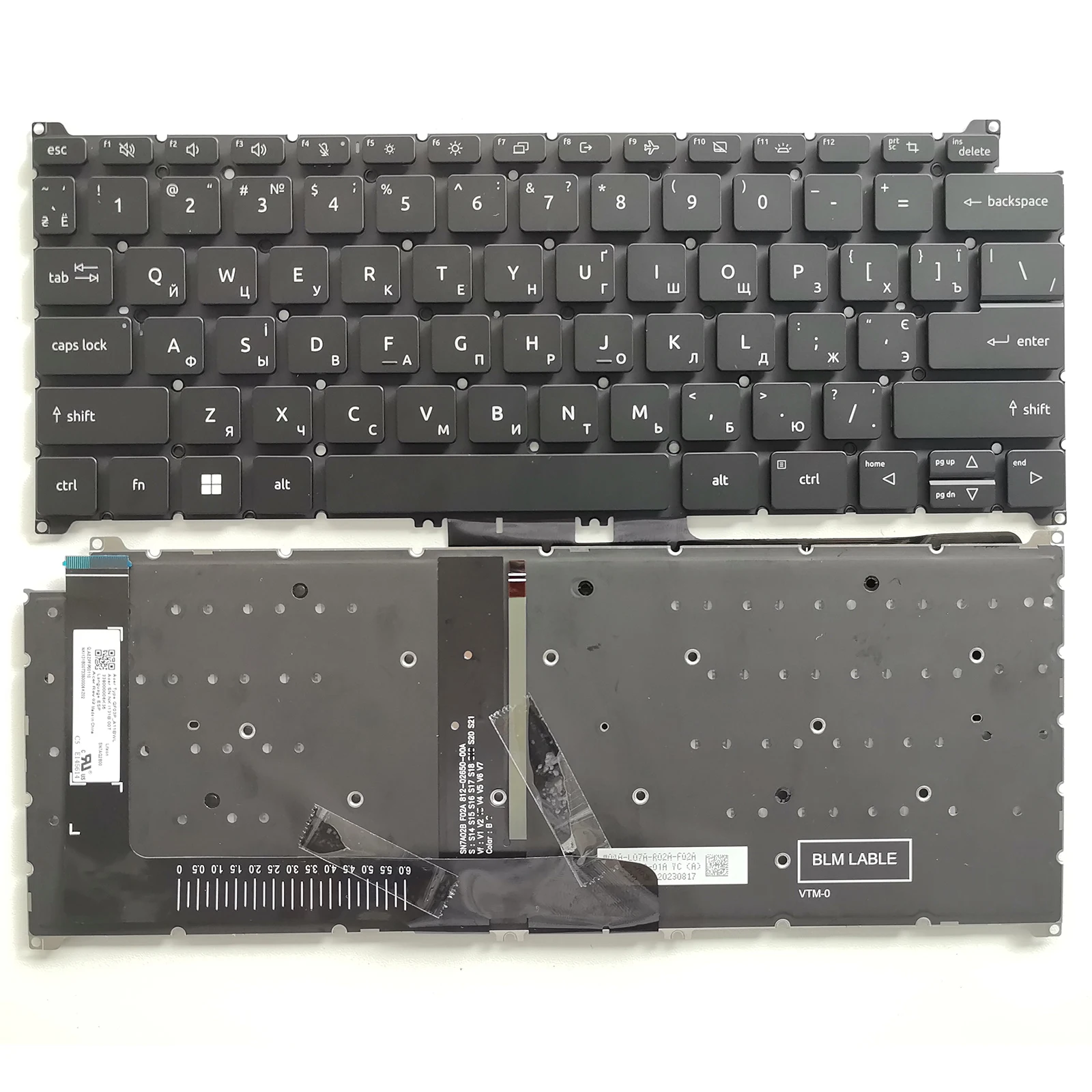 for ACER Swift Go SFG14-71 SFG14-72 SFG14-73 SFG14-41 N23C6 RU Backlit Black Laptop Keyboard