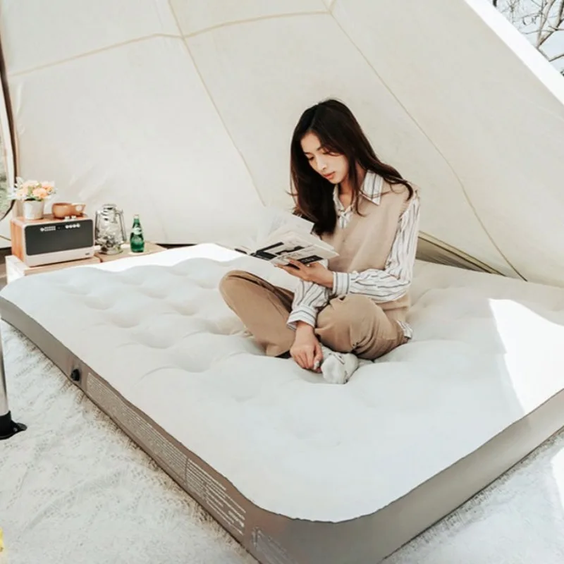 Outdoor Self-inflating Bed Mat Beach Lightweight Family Sleeping Portable Folding Thickened Mat Tourism Camping Hiking