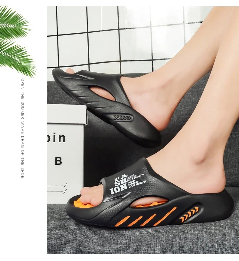 Sommer Herren Massage-Slipper Indoor Outdoor Sandalen Strand Freizeitschuhe Weiche Sohle Slides Herren Flip-Flops Herrensandalen Große Größe 47 – Detail 12