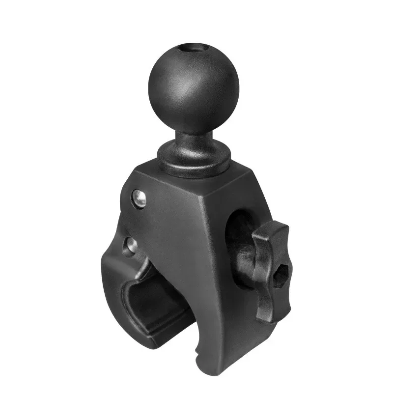 Motorcycle Handlebar Clamp Base with 1.5 Inch Ball Mount for Gopro Garmin Action Camera Bicycle Rail Clip Support