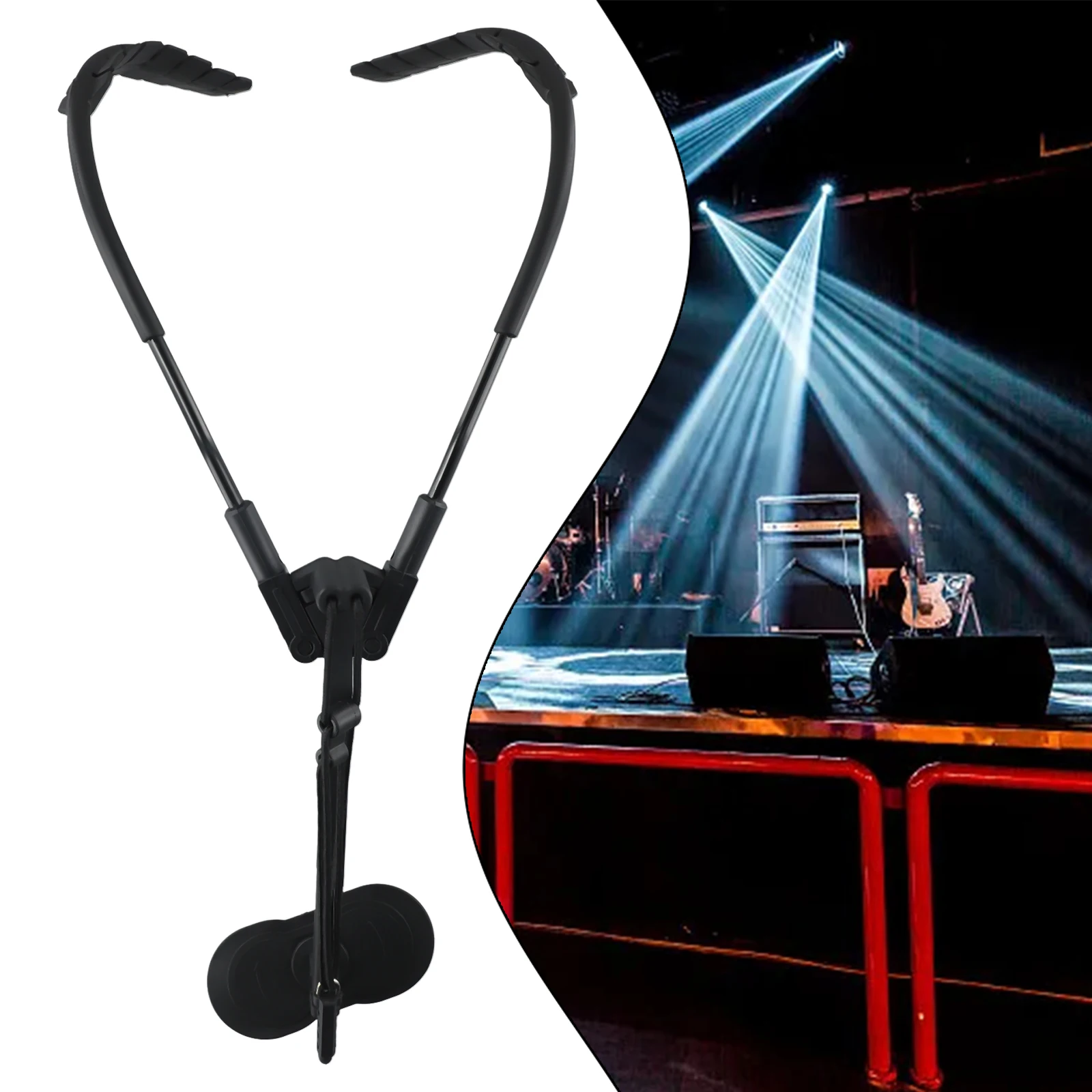 Adjustable Dual Shoulder Saxophone Strap for Alto Tenor Soprano Sax with Enhanced Comfort and Stability Features