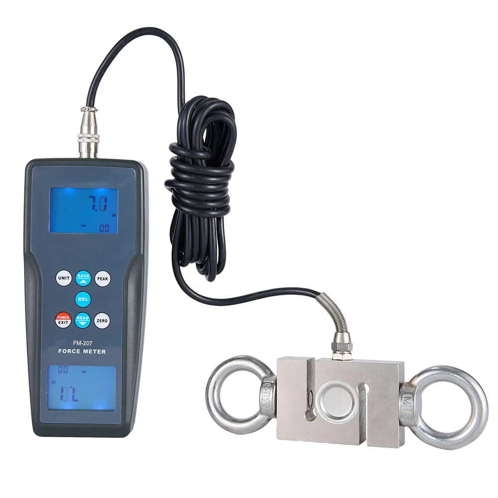 FM-207-500K Digital Push-Pull Gauge Testing Equipment with Memory Feature Can Store up to 99 Data Sets