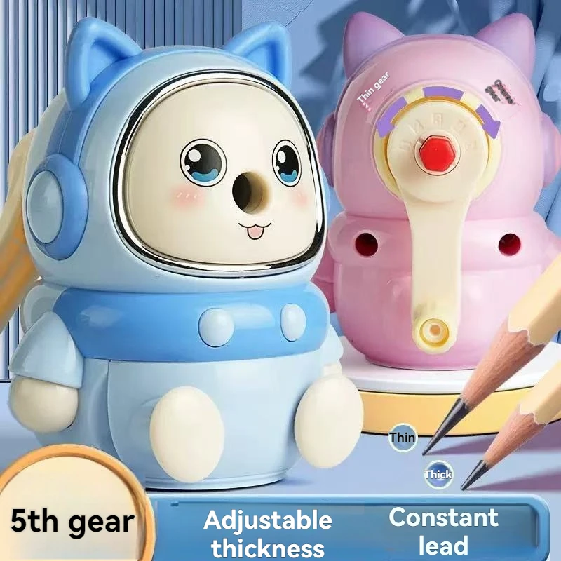 

Pencil Sharpener Student Hand Cranked Pencil Sharpener Automatic Lead Feeding Pen Cute School Supplies Back To School