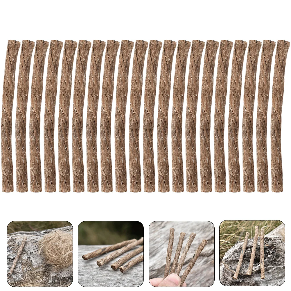 

20 Pcs Fuse Twine Outdoor Fire Rope Professional Igniter Grilling Accessories Lighter Starter for Camping Tool Survival