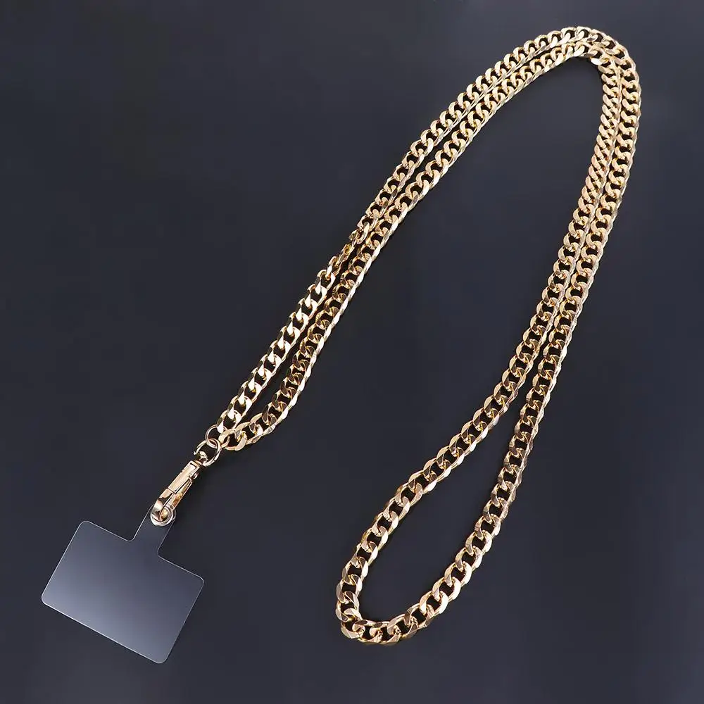 Long Jewelry Pendant Hanger Bag Chain Phone Charm Metal Phone Case Hanging Phone Neck Straps Crossbody Phone Chain Phone Straps