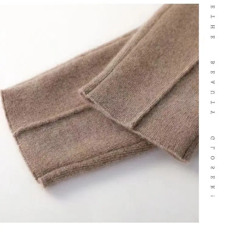 Women's 100% Pure Wool Slim Pants High Waist Autumn and Winter Cashmere Casual Knitted Pencil Pants Korean Thick Casual pants