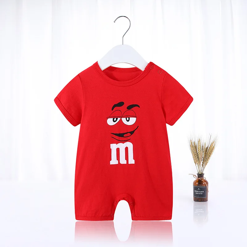 WUDIMIQI baby clothes 100% cotton short sleeve summer girls boys rompers toddler infant 0-24 months clothes ropa de bebe de