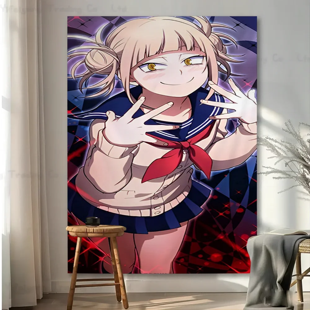 Anime Himiko Toga Waifu Hanging Bohemian Tapestry Hanging Tarot Hippie Wall Rugs Dorm Home Decor