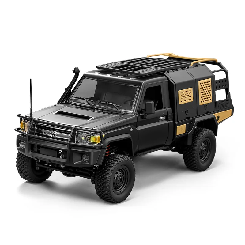 Mangniu genuíno TOYOTA LC79 captador modelo de controle remoto carro de escalada off-road com tração nas quatro rodas tem forte potência e fácil c