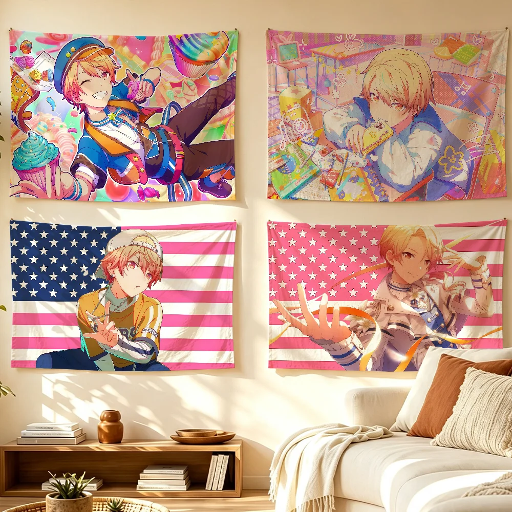 Singer Tenma T-Tsukasa flag Room Decoration Wall Tapestry Hanging Aesthetic Bedrooms Advertising Banner