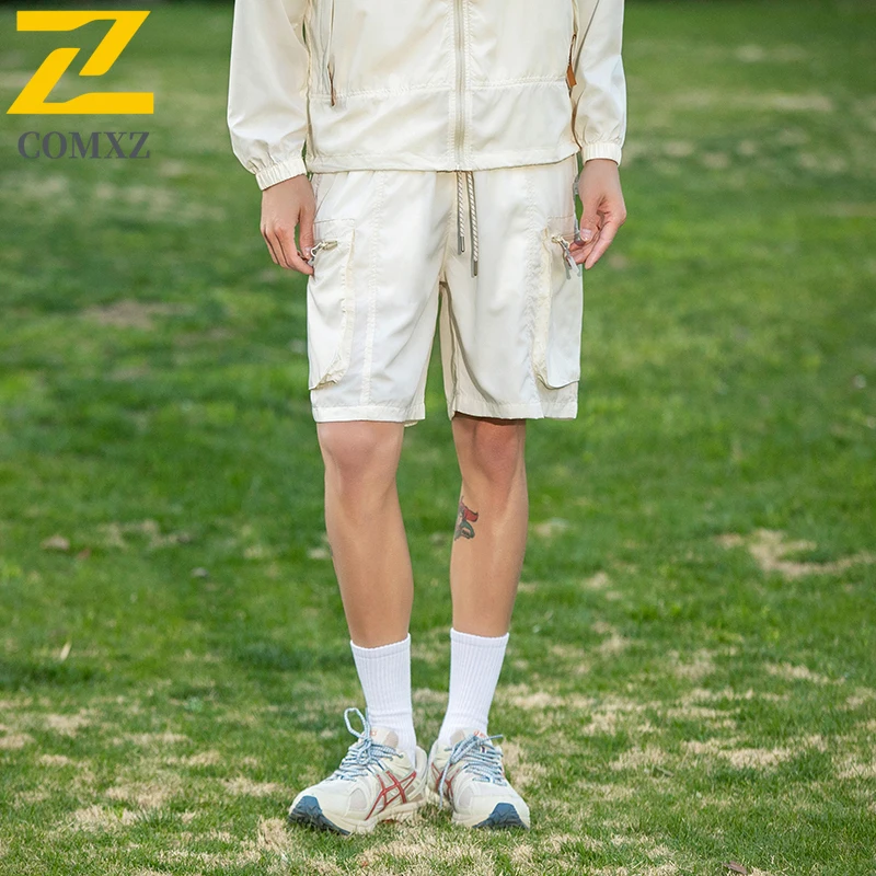 

Мужские повседневные шорты из ледяного шелка, новинка лета 2023, быстросохнущие дышащие свободные спортивные шорты, мужские брюки для альпинизма на открытом воздухе, кемпинга