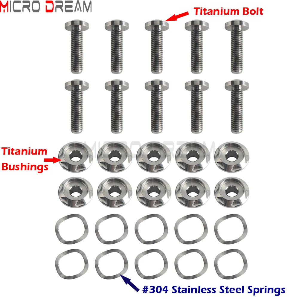 Floating Front Brake Rotor Hardware Brake Disc Bolt Bushing Wave Spring Washer Kit For Harley Street Road Glide 2024-26 41500196