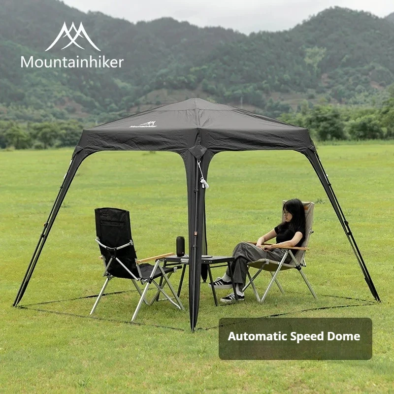 

Mountainhiker Automatic Camping Tent Outdoor Dome Canopy Oxford Fabric Sun Protection Quick Setup Lightweight for Hiking