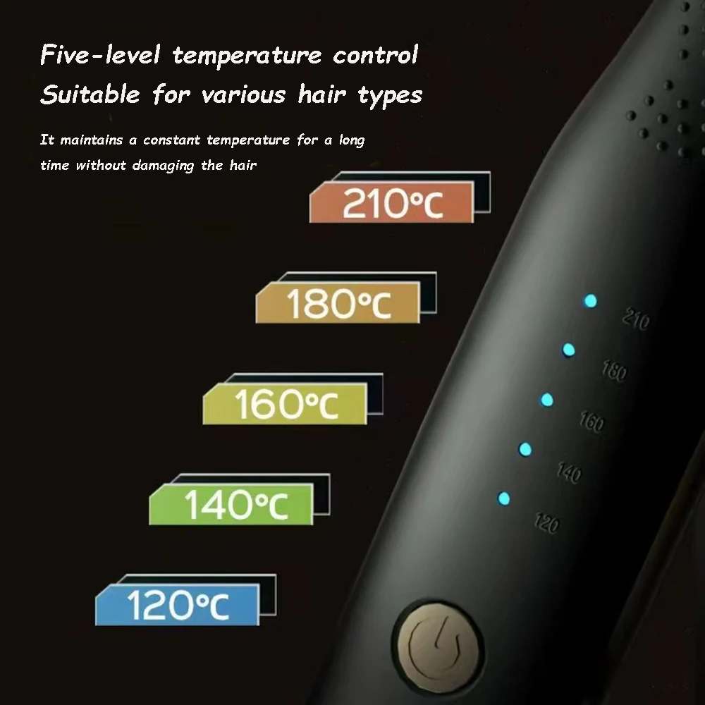 Professional Electric Ceramic Hair Iron Volumizing Hair Crimper Fluffy Splint Curler - Hairdressing Tool for Styling