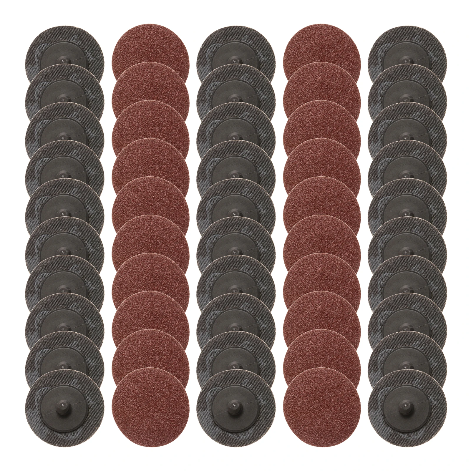 

50pcs 2 Inch Sanding Discs 120 Grit Quick Change Disc Pneumatic Drill Tool Disc for Surface Grind Finish Burr Rust Paint Removal