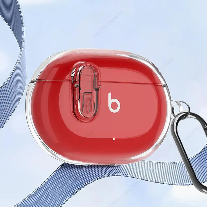 Funda transparente para Beats Studio Buds Plus, Funda para Beats Studio Buds + Clear Lock Coque Studio Buds Plus, Funda para auriculares