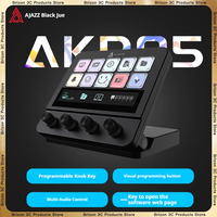 AJAZZ AKP05 Visual Button Aluminum Alloy Knob Desktop Controller DIY Live Streaming Editing Programming Stock Trading Keyboard