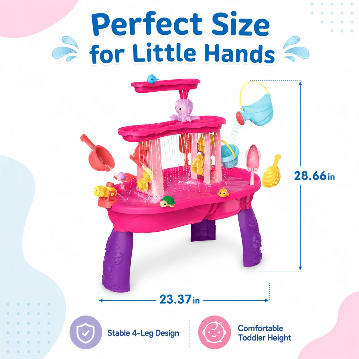 Mesa de Água Infantil MQUDUO, - Kids Outdoor Water Table avaliação e preço