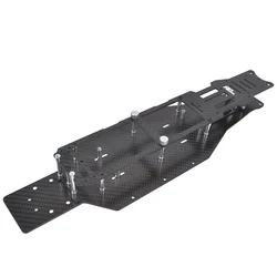 Carbon Fiber Chassis Low CG Conversion for 1/10 Traxxas Drag Slash C10 2WD Slash Mudboss