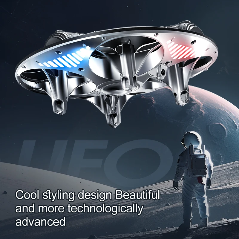 

V43 UFO Shaped Quadcopter Drone Remote-Controlled Handheld Aircraft Flying Saucer Children's Flying Ball Toy Boy Gift