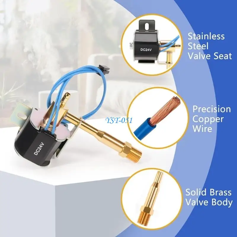 E15A 50041883003 Solenoid Valves Replacement Direct Current Solenoid Valves for HE150 HE250 HE300 Models With Quiet Operation