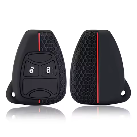 Key Holder for Chrysler Pacifica Aspen 300c Dodge Caravan Key Cover ForJeep Wrangler Jk Commander Grand Cherokee Car Key Case