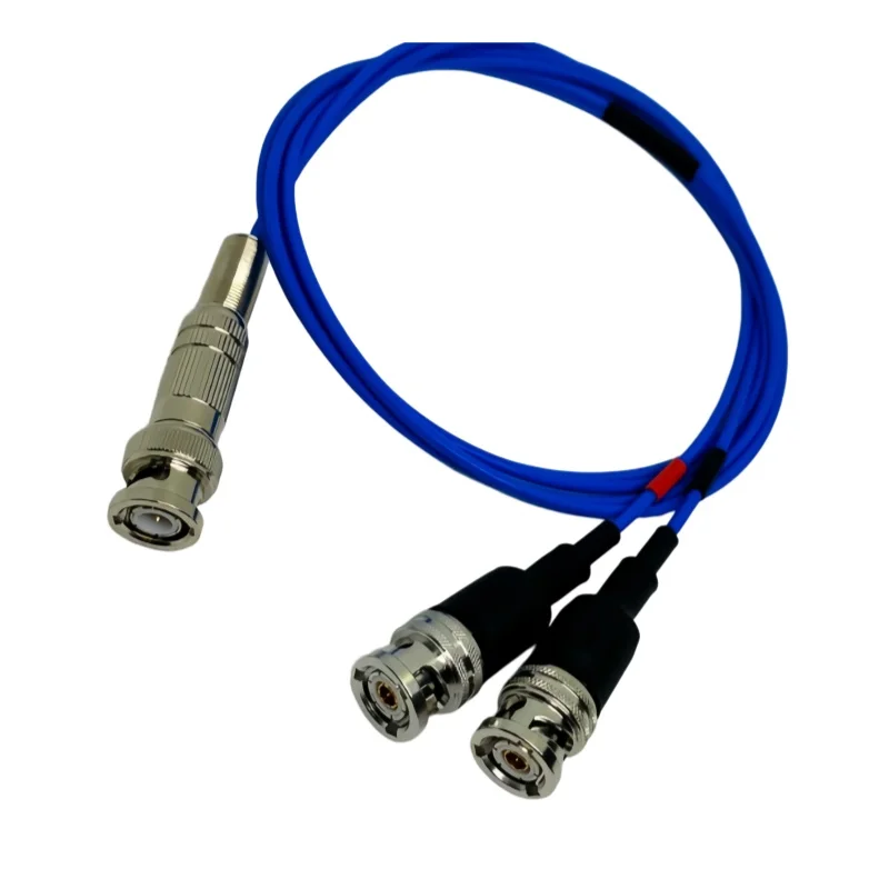 BNC Male to Double Triaxial BNC Male 1：2 Test Line  Q9 to TRB Double Male Test connection cable